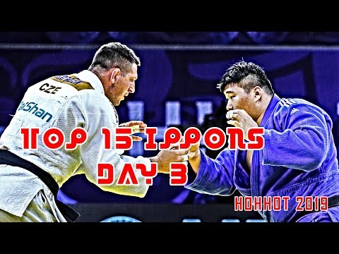 Top 15 ippons in day 3 of Judo Grand Prix Hohhot 2019