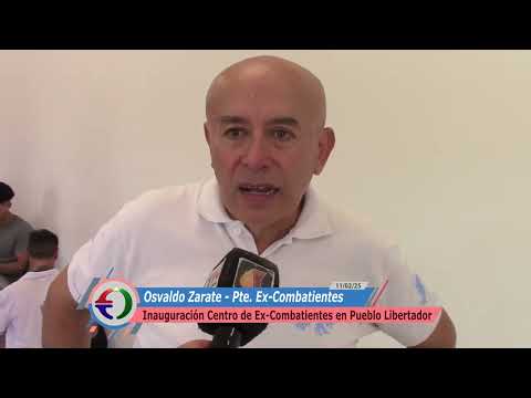 Osvaldo Zarate - Pte. Ex-Combatientes Pueblo Libertador