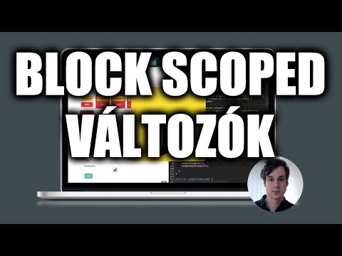 31. Block scoped változók - JavaScript az alapoktól
