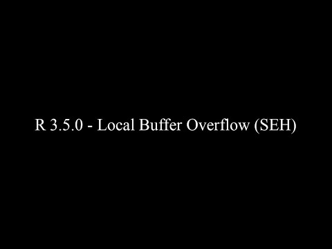 R 3.5.0 - Local Buffer Overflow (SEH)