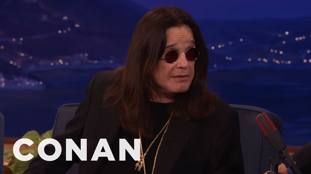 Ozzy Osbourne Accidentally Texted Robert Plant Looking For His Cat | CONAN on TBS - YouTube