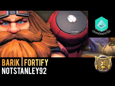 Paladins Grandmaster | Is Barik the best Tank ? (NotStanley92)