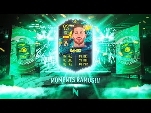 INSANE 93 RATED RIGHT BACK RAMOS! (PLAYER MOMENTS SBC) - FIFA 20 Ultimate Team