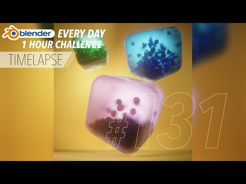 Geometry Node Rigid Body Experiments - Blender Every Day #131
