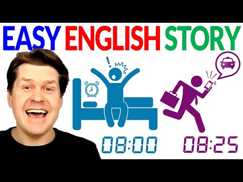 Dan Goes to Work | Easy Story for Adult ESL | English Listening Comprehension for Absolute Beginners