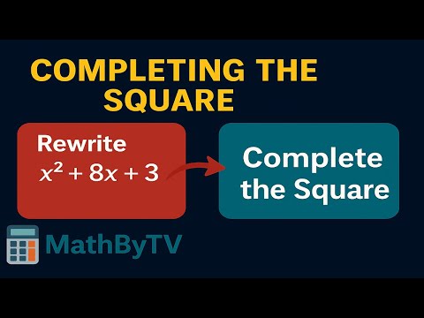 Completing the Square Made Easy | Step by Step Explanation