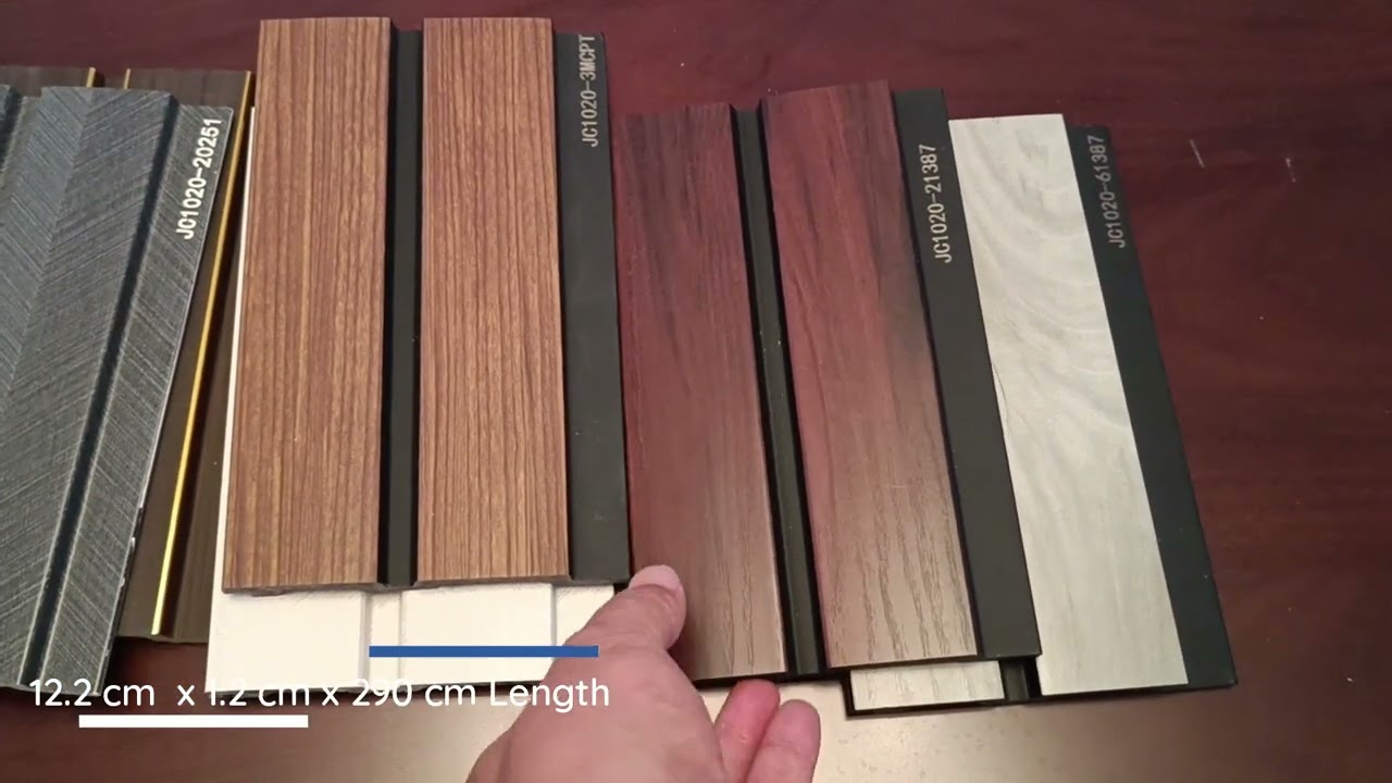 JC1020 3D Wall Panels Product Review | Fluted Wall panels | Wood Slate Panels|
