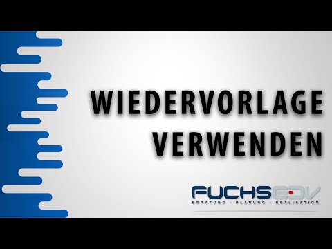 deLUXE-ERP - Wiedervorlage verwenden
