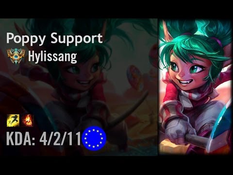 Poppy Support vs Alistar - Hylissang - EUW Challenger Path 6.3