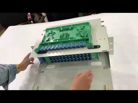 48 Port ODF fiber Optical Distribution Frame  #odf #opticalframe #distribution #patchpanel