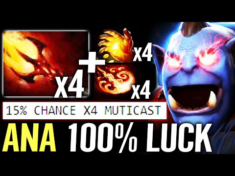 🔥 ANA Ogre Magi WTF 100% Luck 0% Skill — x4 Dagon x4 Midas x4 Stun Strongest Offlane Dota 2 Pro