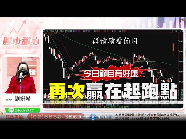 10/31【甜心盤後影音】再次贏在起跑點，今日節目有好康