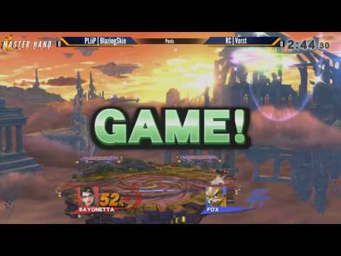 MHM12 [Wii U] - PLiiP BlazingSkie (Bayonetta) vs. RC Vorst (Fox) - Pools