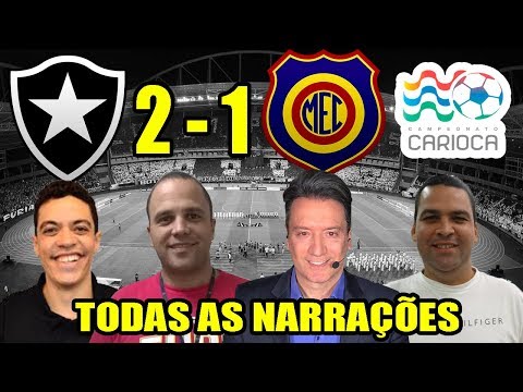 Todas as narrações - Botafogo 2 x 1 Madureira / Campeonato Caroica 2019