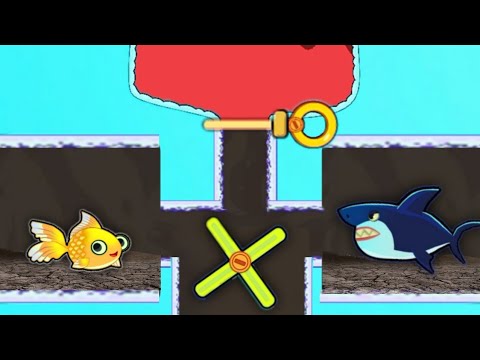 New save the fish game / New updated save  fish pull the pin mobile game / level 10962 - 10982