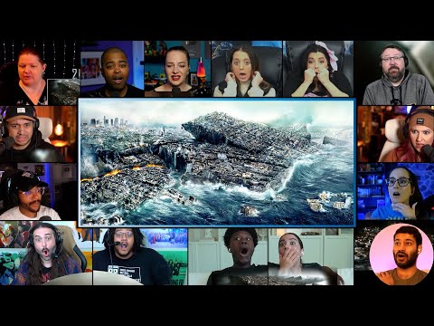 Escena del hundimiento de Los Ángeles | Reacción a la película 2012 (2009)