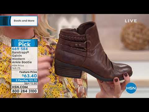 Baretraps Galvin Western Ankle Bootie