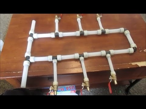 How To Make A Pex Pipe Manifold