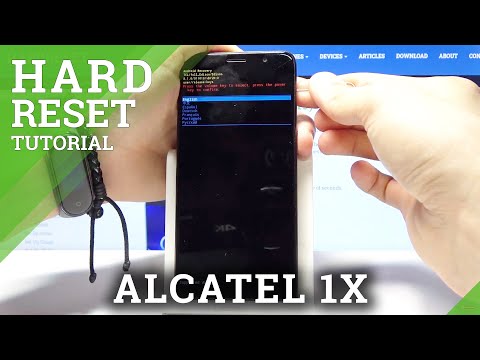 HARD RESET ALCATEL 1X (2019) – Wipe Data / Bypass Screen Lock