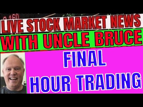 CYXT POPS 15% Live Stock Market Coverage In Plain English with UNCLE BRUCE