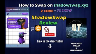 Download lagu ShawdowSwap Review | How to use shadowswap on CORE Chain via metamask | How to swap with shadowswap. mp3 Download lagu ShawdowSwap Review | How to use shadowswap on CORE Chain via metamask | How to swap with shadowswap. mp3