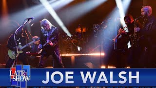 &quot;Rocky Mountain Way&quot; - Joe Walsh with Louis Cato and The Late Show Band