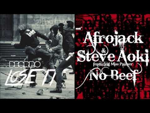 Deorro - LOSE IT VS Afrojack & Steve Aoki ft. Miss Palmer - NO BEEF (Welcome To My House Mashup)