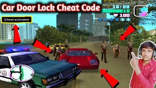 Gta Vice City Car Door Lock Cheat Code || Car door lock cheat for gta vice city || ShakirGaming