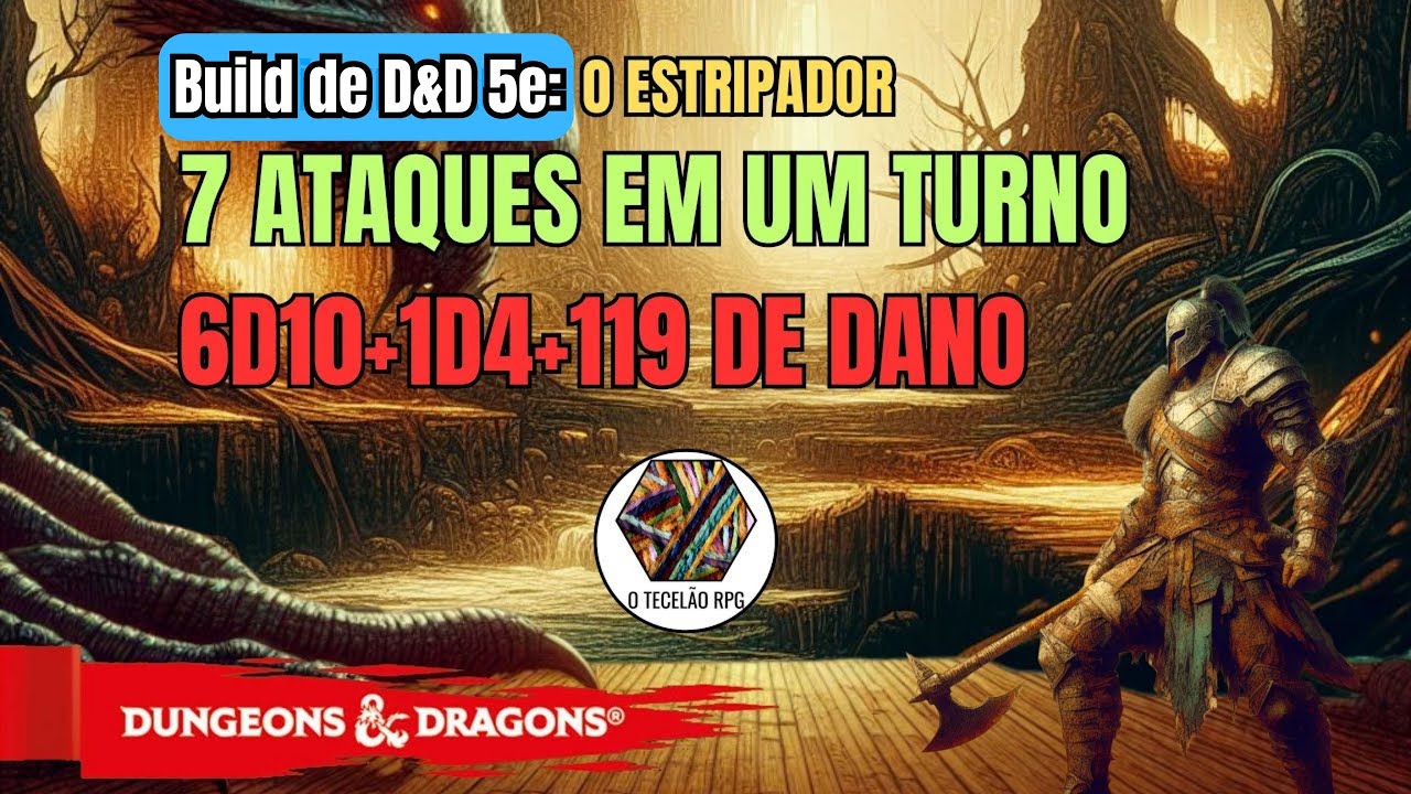 Build de D&D 5e O Estripador - Bárbaro do Caminho do Guerreiro Totêmico/Guerreiro Mestre de Batalha