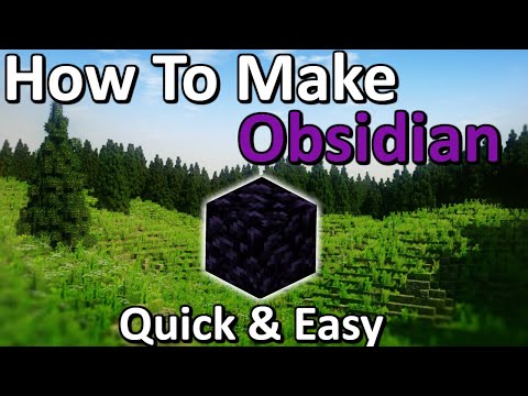 How To Get Obsidian in Minecraft Tutorial | Quick & Easy