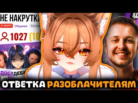 Камыш и Стинт ПРО НАКРУТКУ ВИТУБЕРОВ, РАЗОБЛАЧЕНИЕ ШЕРМАН ПО ФАКТАМ 