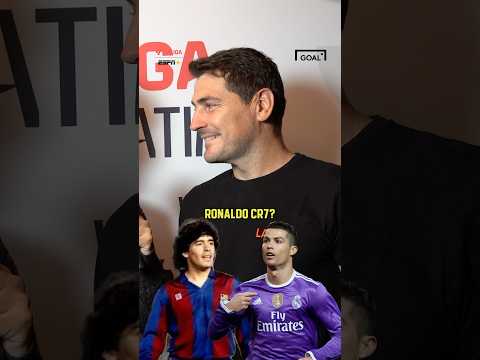 Iker Casillas Picks Between Some Of The Best ElClásico Players EVER 😮‍💨 #football #messi #ronaldo