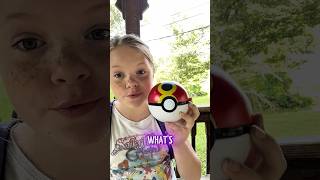 She found cash in her Pokémon ball?! 💵✨#pokemon #shorts