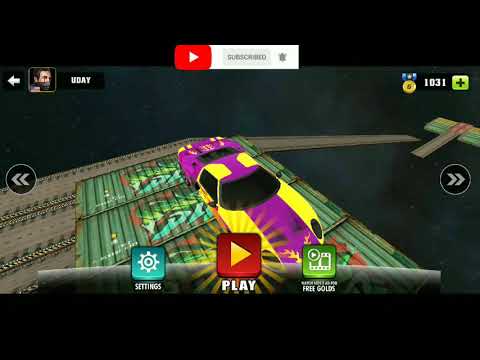 Impossible Stunts Car Tracks 3D - Android Gameplay New track car racing new Level #androidgameplay