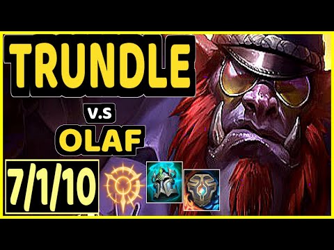 ZANZARAH (TRUNDLE) vs OLAF - 7/1/10 KDA JUNGLE GAMEPLAY - EUW Ranked MASTER
