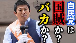 【参政党】 知ってたなら国賊、知らなかったならバカ。「30年騙され続けた」日本の現実 神谷宗幣街頭演説【過去動画】