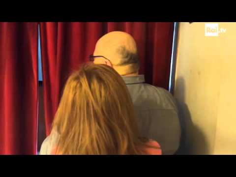 Grazia Di Michele e Mauro Coruzzi (Platinette) e le prime prove con l’orchestra di Sanremo 2015