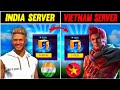 I Tried ALL SERVERS In Free Fire Gaming With Raahim