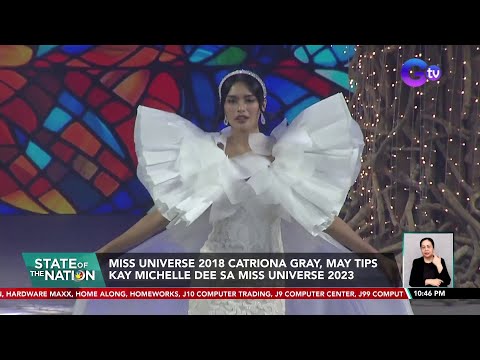 Miss Universe 2018 Catriona Gray, may tips kay Michelle Dee sa Miss Universe 2023 SONA