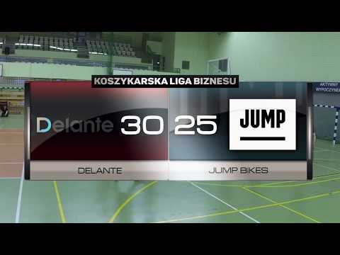 Delante vs Jump Bikes - I kolejka - Kraków - Koszykarska Liga Biznesu