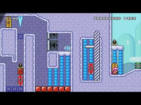Ice Dropping Puzzle by JonasHam - Super Mario Maker 2 - No Commentary 1bw