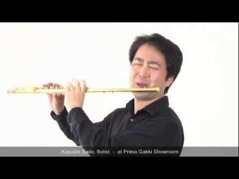 Our Guest Artist #09 Kazushi Saito, the flutist - at Prima Gakki Showroom