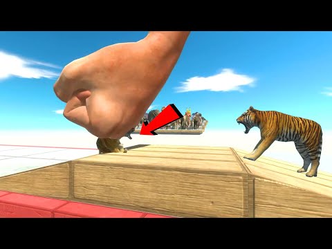 Real Size of the Bloop | Escape the Jaws of The Bloop - Animal Revolt Battle Simulator