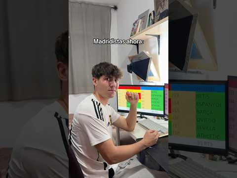 😂 Los MADRIDISTAS hace 1 SEMANA VS AHORA 💀 #futbol #humor