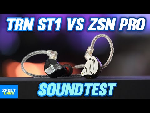 TRN ST1 vs KZ ZSN Pro Soundtest - $20 IEM BATTLE!