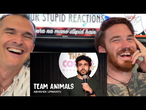 ABHISHEK UPMANYU | Team Animals | Stand-Up Comedy REACTION!!