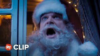 Violent Night Movie Clip - Caught Hiding Behind a Christmas Tree (2022)