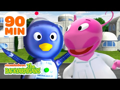Robot Space Alien Pablo Races Through Space! w/ Agent Tyrone | 90 Minutes | The Backyardigans