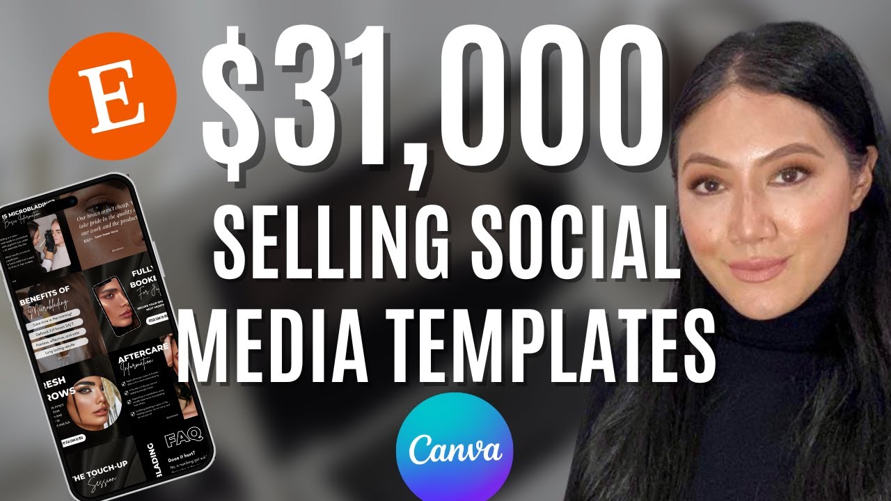 I MADE $31K Selling Canva Templates on Etsy, Sell Social Media Templates Tips