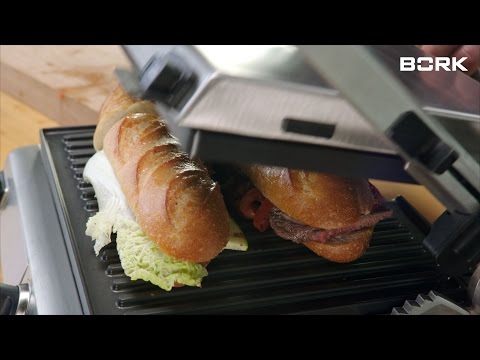 Рецепт сэндвичей на гриле BORK G802 от Григория Конюхова